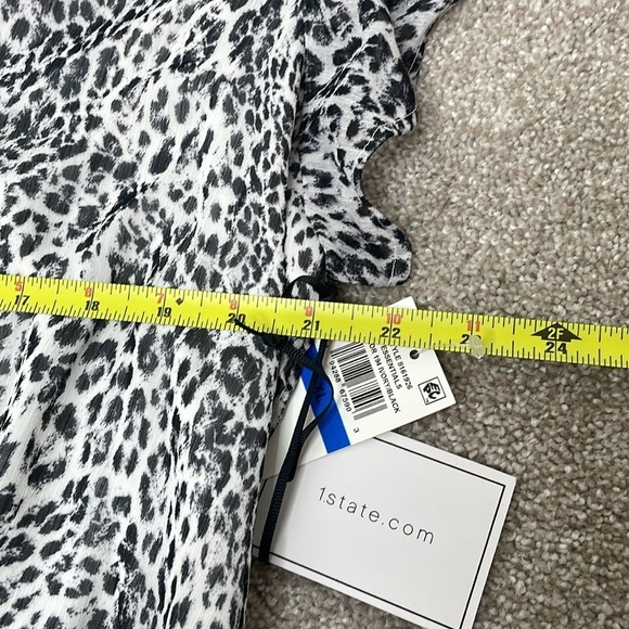 NWT 1. STATE Short Sleeve High Low Maxi Dress - Picture 11 of 12